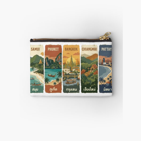 Item preview, Vintage Thailand Travel Poster Collection designed and sold by Muri Neko.