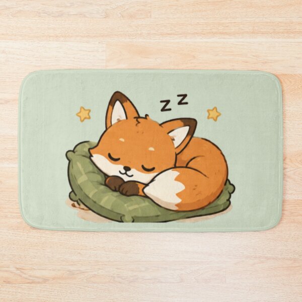 Item preview, Cute Sleepy Fox designed and sold by MellowMunchkins.