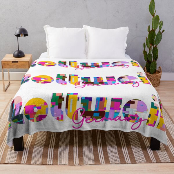 Item preview, Rottweil, Germany, Vibrant Abstract City Typography Art designed and sold by Wanderful-roads.