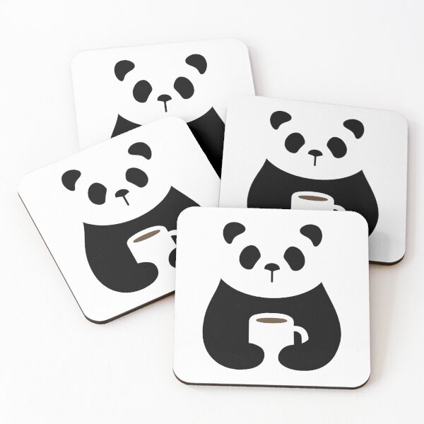 Item preview, Panda Bear Holding Coffee Cup designed and sold by ConnorDoesCoffee.