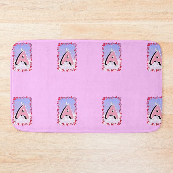 Item preview, Cute Letter A Monogram Aesthetic Heart Design designed and sold by Palette _Vibes.