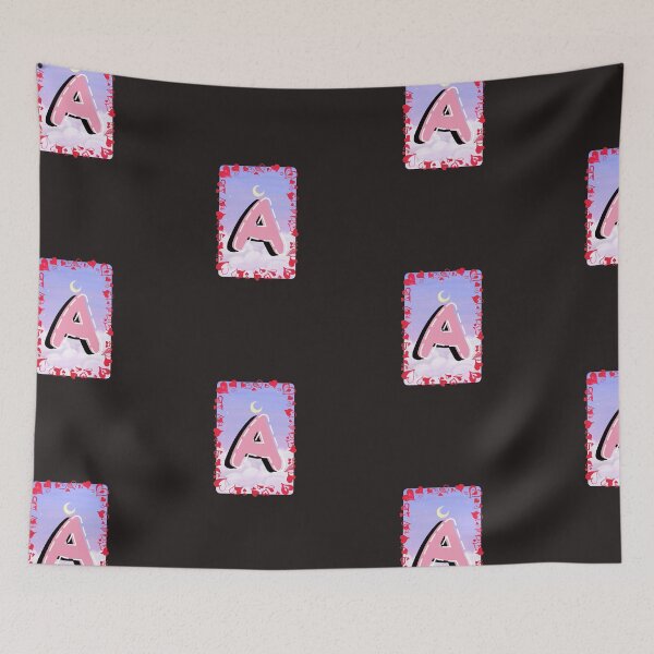 Item preview, Cute Letter A Monogram Aesthetic Heart Design designed and sold by Palette-Vibes.