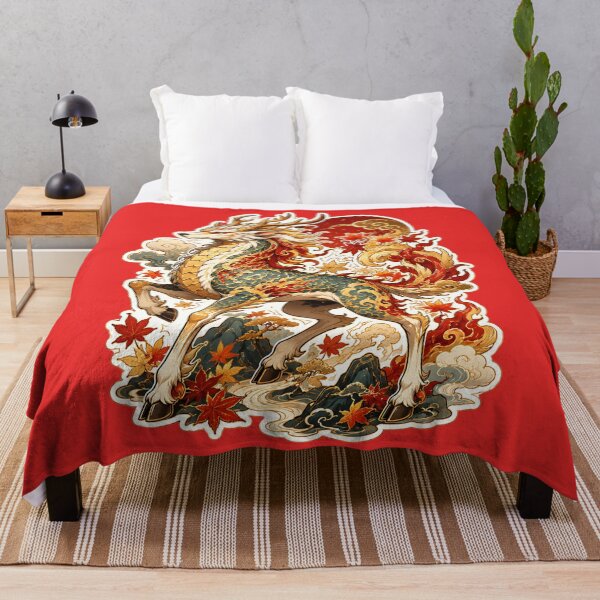 Item preview, Celestial Kirin Japanese Mythology Design designed and sold by CoolCrazyQuirky.