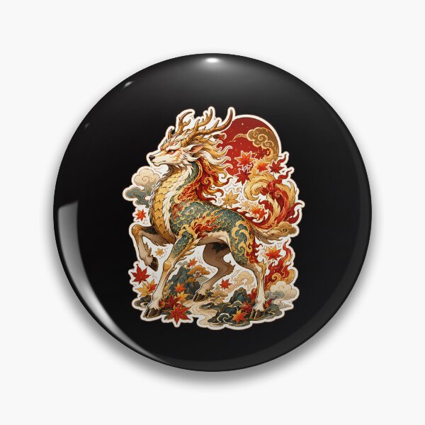 Item preview, Celestial Kirin Japanese Mythology Design designed and sold by CoolCrazyQuirky.