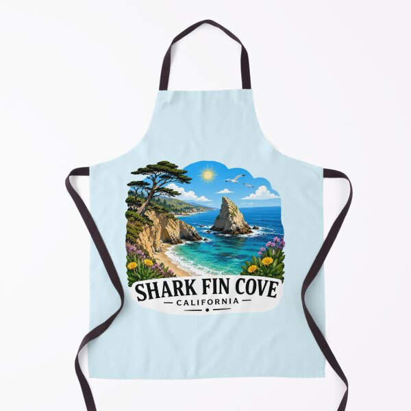 Item preview, Shark Fin Cove, California - Coastal Cliffs designed and sold by Myra365Art.