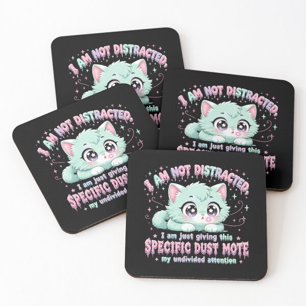 Item preview, Not Distracted Specific Dust Mote Cute Creepy Kawaii Pastel Goth designed and sold by DarklyOK.