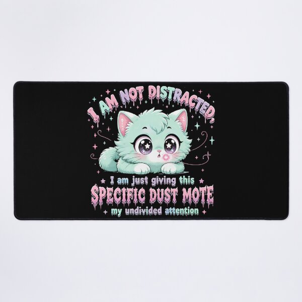 Item preview, Not Distracted Specific Dust Mote Cute Creepy Kawaii Pastel Goth designed and sold by DarklyOK.