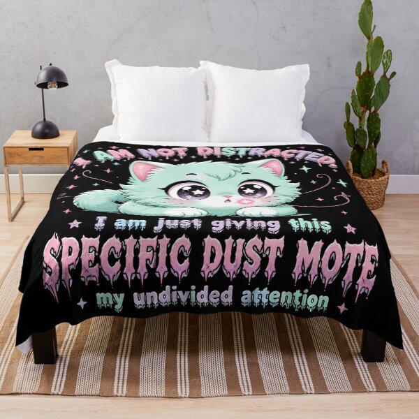 Item preview, Not Distracted Specific Dust Mote Cute Creepy Kawaii Pastel Goth designed and sold by DarklyOK.