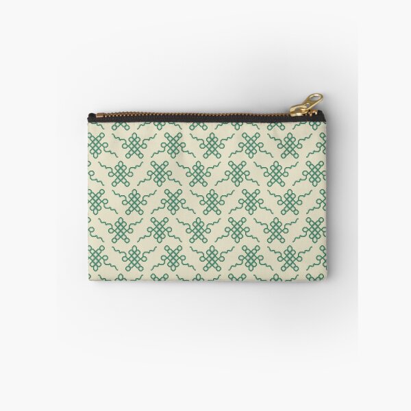 Item preview, Sage Green Tibetan Endless Knot Pattern designed and sold by ccitypictures.