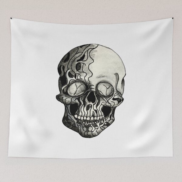 Item preview, Patterned skull designed and sold by Glenbobagins.