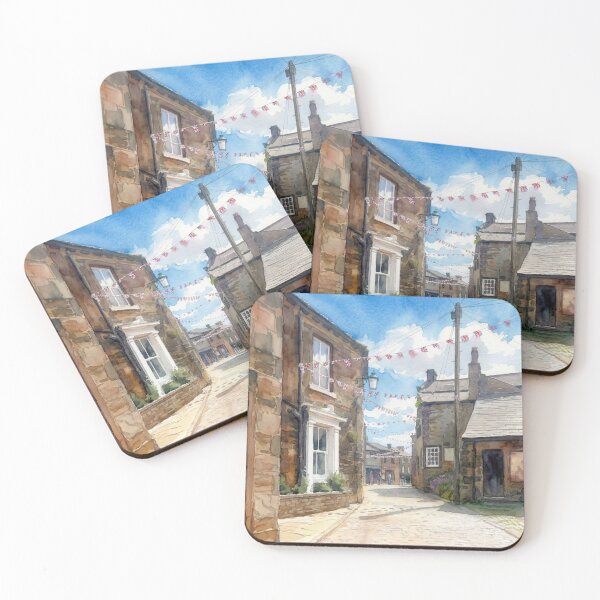 Item preview, A Stroll Through Haworth Watercolour Style designed and sold by InkAndLatitude.