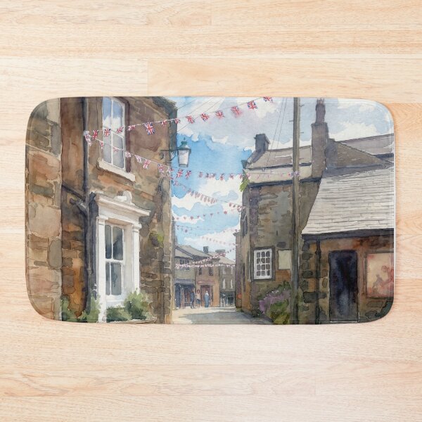 Item preview, A Stroll Through Haworth Watercolour Style designed and sold by InkAndLatitude.