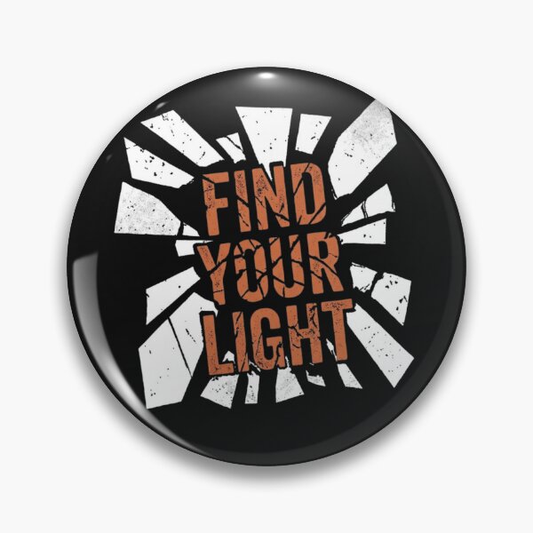 Item preview, Find Your Light Shattered Glass Text designed and sold by GiggleInkTees.