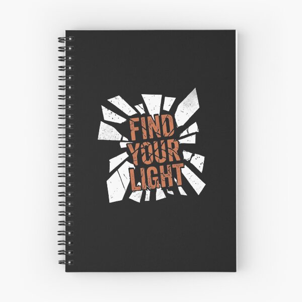 Item preview, Find Your Light Shattered Glass Text designed and sold by GiggleInkTees.