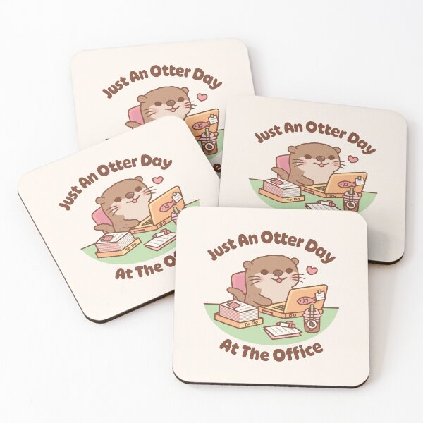 Item preview, Cute Hardworking Otter Just An Otter Day at the Office designed and sold by rustydoodle.