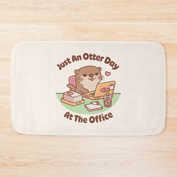 Item preview, Cute Hardworking Otter Just An Otter Day at the Office designed and sold by rustydoodle.