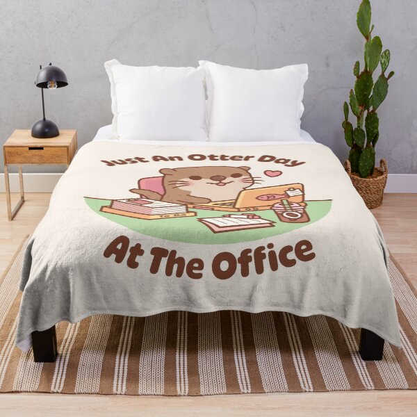 Item preview, Cute Hardworking Otter Just An Otter Day at the Office designed and sold by rustydoodle.