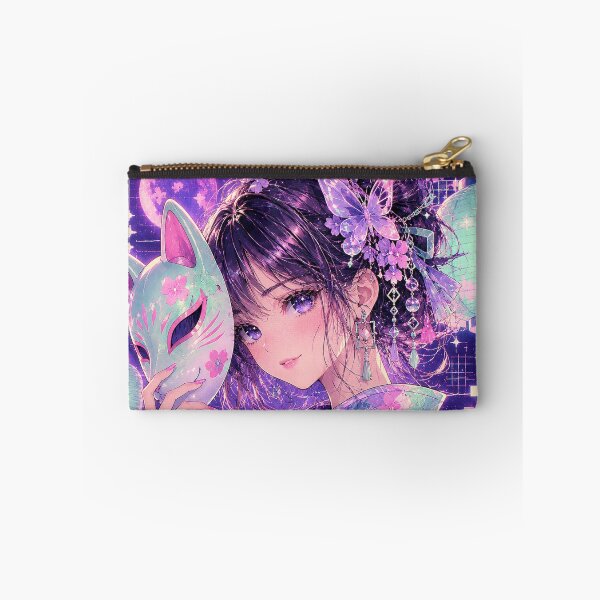 Item preview, Kitsune Mask Anime Girl | Japanese Fantasy Art designed and sold by KawaiiLabo.