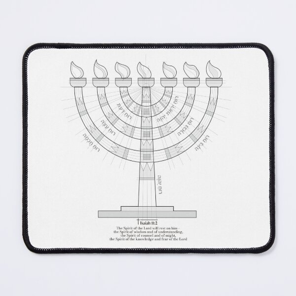 Item preview, Spiritual Menorah | Seven Spirits of God - Isaiah 11:2 designed and sold by shekinah.hong.