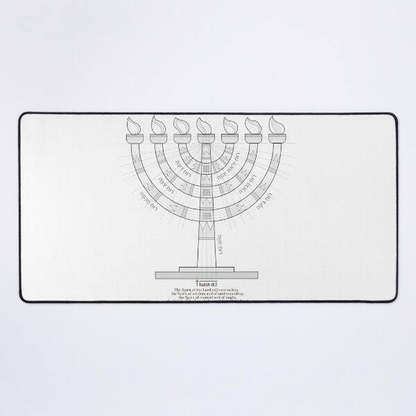 Item preview, Spiritual Menorah | Seven Spirits of God - Isaiah 11:2 designed and sold by shekinah.hong.