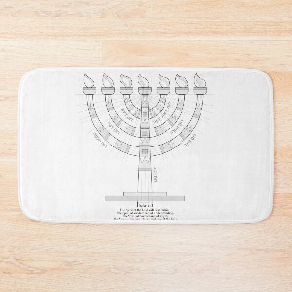 Item preview, Spiritual Menorah | Seven Spirits of God - Isaiah 11:2 designed and sold by shekinah.hong.