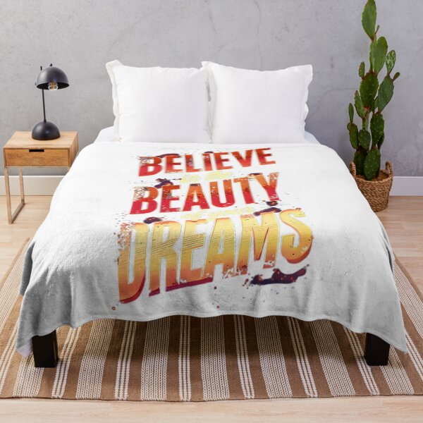 Item preview,  Believe In The Beauty Of Your Dreams - Retro Typography designed and sold by A-M-G-Shop.