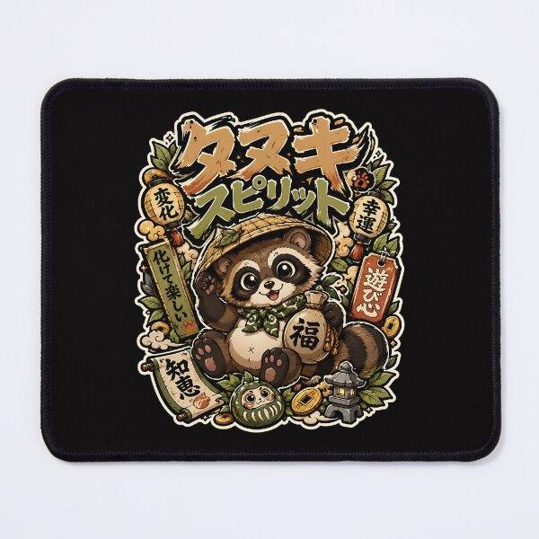 Item preview, Japanese Tanuki Yokai Spirit Design designed and sold by CoolCrazyQuirky.