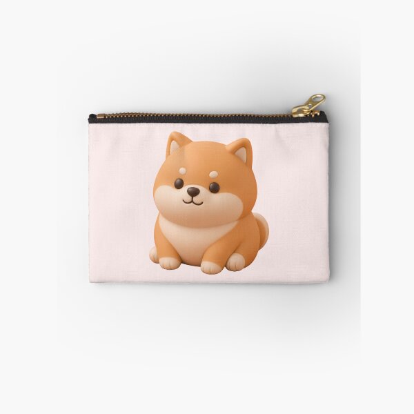 Artikelvorschau, Niedlicher Shiba Inu Hund Chibi 3D Matt entworfen und verkauft von ArtdesignsA.