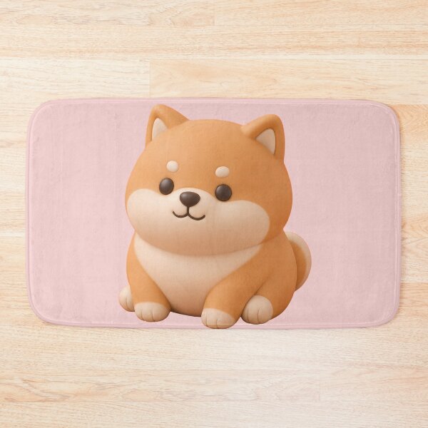 Item preview, Cute Shiba Inu Dog Chibi 3D Matte designed and sold by ArtdesignsA.