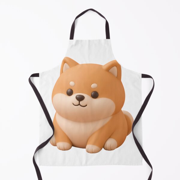 Item preview, Cute Shiba Inu Dog Chibi 3D Matte designed and sold by ArtdesignsA.