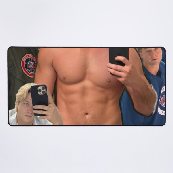Item preview, Off Campus Hockey Dean Di Laurentis Shirtless Gym Abs Jersey Number  designed and sold by tracynguyen23.