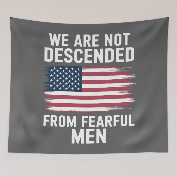 Item preview, Mens We are Not Descended from Fearful Men Performance designed and sold by KristineLi.
