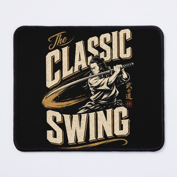 Item preview, The Classic Swing Samurai Sword Martial Arts Vintage Shirt designed and sold by FocusedPatterns.