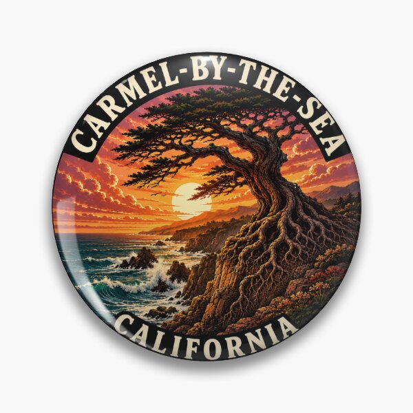 Item preview, Carmel-by-the-Sea California: Coastal Lone Cypress  designed and sold by CircinusStore.