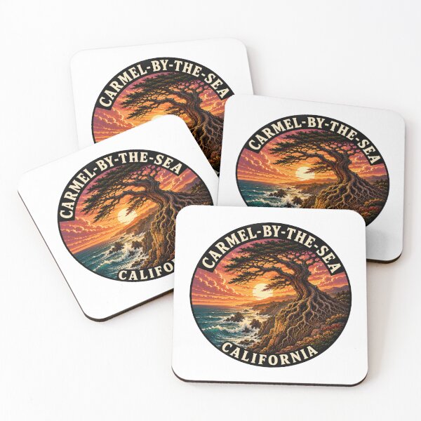 Item preview, Carmel-by-the-Sea California: Coastal Lone Cypress  designed and sold by CircinusStore.