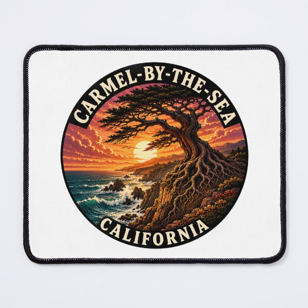 Item preview, Carmel-by-the-Sea California: Coastal Lone Cypress designed and sold by CircinusStore.