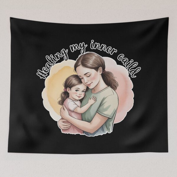 Item preview, Healing My Inner Child T-Shirt | Inner Child Healing | Reparenting Soft Watercolor Shirt designed and sold by ImaginedSpace7.