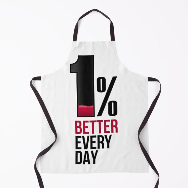 Item preview, 1 Percent Better Every Day Motivational Quote designed and sold by TeeStyle.mr.