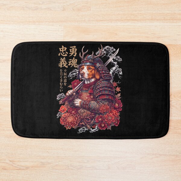 Item preview, Japanese Brittany Art Samurai Aesthetic Dog Owner designed and sold by DoodleTortle.