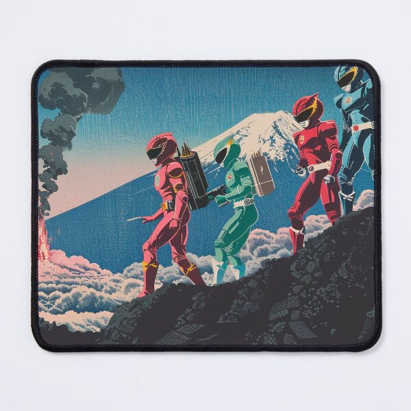 Item preview, Kaiju Rangers Ukiyo-e: Mount Fuji Expedition designed and sold by Visual Studio.