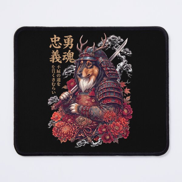 Item preview, Japanese Collie Art Samurai Aesthetic Dog Owner designed and sold by DoodleTortle.