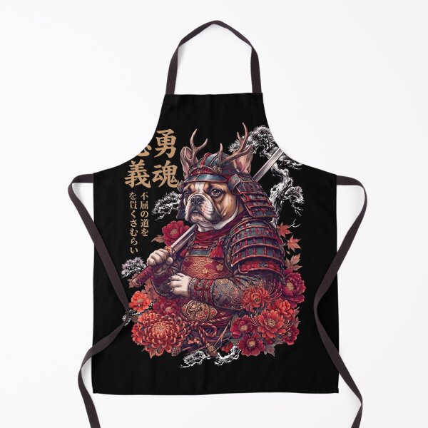 Item preview, Japanese French Bulldog Art Samurai Aesthetic Dog Owner designed and sold by DoodleTortle.