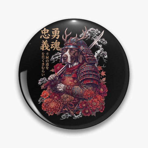Item preview, Japanese German Shorthaired Pointer Art Samurai Aesthetic Dog Owner designed and sold by DoodleTortle.