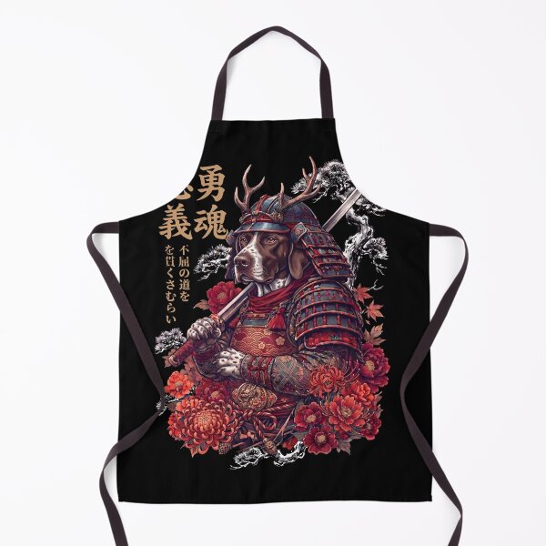 Item preview, Japanese German Shorthaired Pointer Art Samurai Aesthetic Dog Owner designed and sold by DoodleTortle.