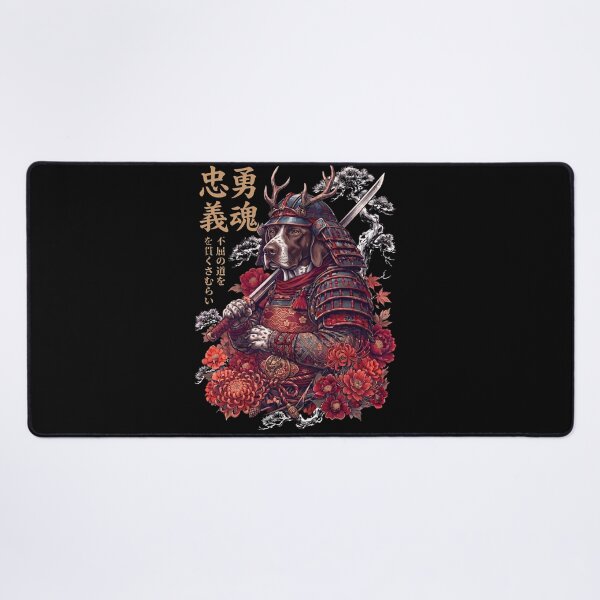 Item preview, Japanese German Shorthaired Pointer Art Samurai Aesthetic Dog Owner designed and sold by DoodleTortle.