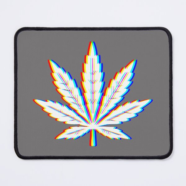 Item preview, Mens Weed Leaf Trippy RGB Marijuana Psychedelic Vaporware EDM Performance designed and sold by KristineLi.