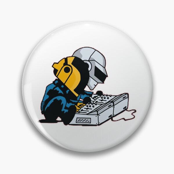 Item preview, Daft Punk Retro DJ Chibi Robot Cartoon designed and sold by michldpage.