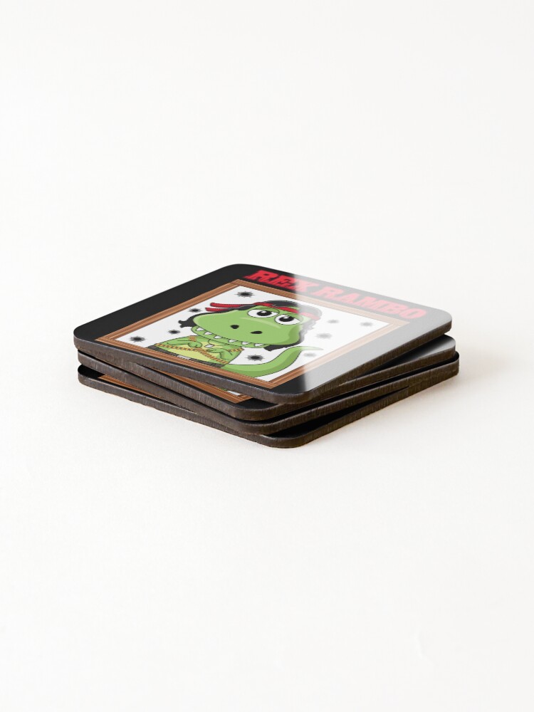 Thumbnail 4 of 5, Coasters (Set of 4), Rex Rambo designed and sold by TeeCodes.