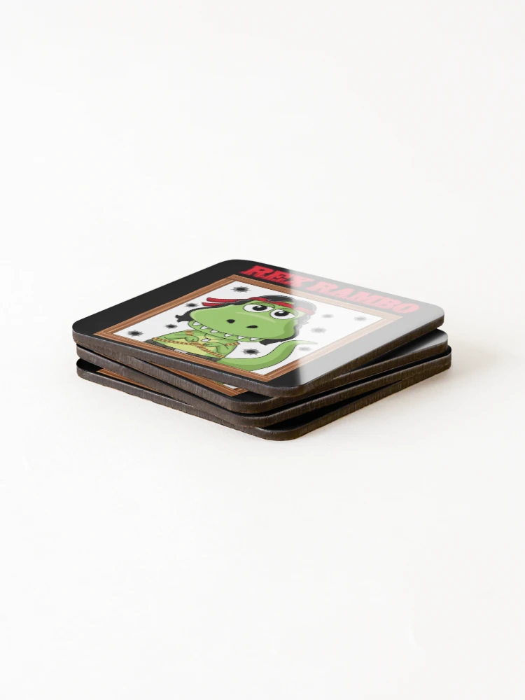 Thumbnail 4 of 5, Coasters (Set of 4), Rex Rambo designed and sold by TeeCodes.