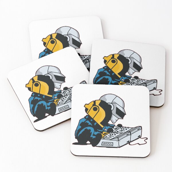 Item preview, Daft Punk Retro DJ Chibi Robot Cartoon designed and sold by michldpage.